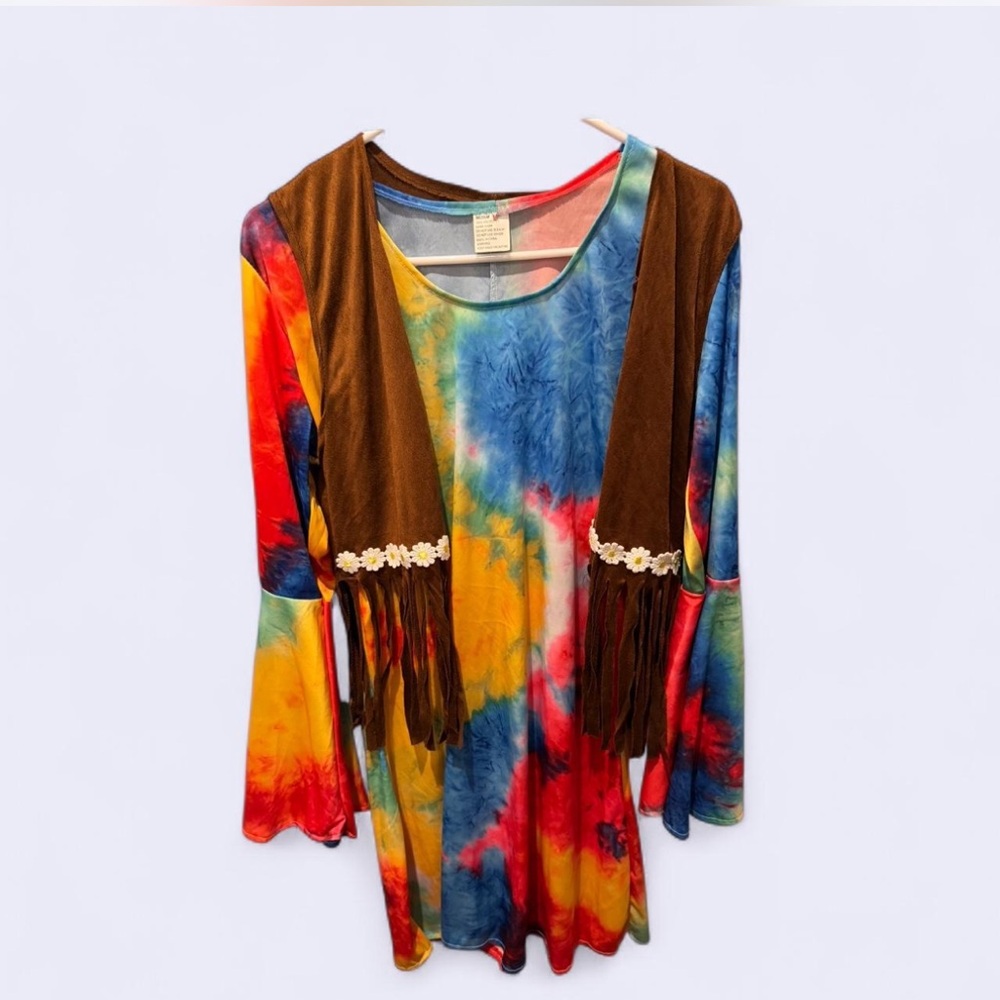 Womens 70s Hippie Halloween costume